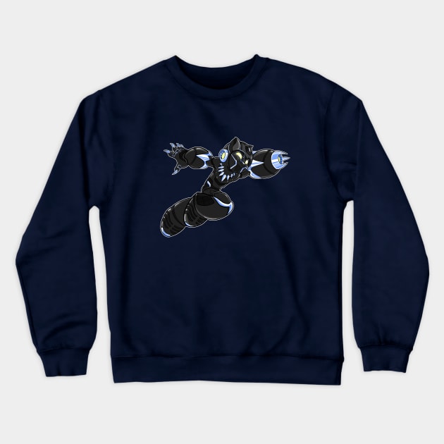 Mega Panther Crewneck Sweatshirt by Littlebluestudios